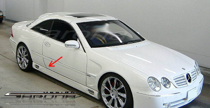Custom Mercedes CL Side Skirts  Coupe (2000 - 2006) - $490.00 (Part #MB-004-SS)